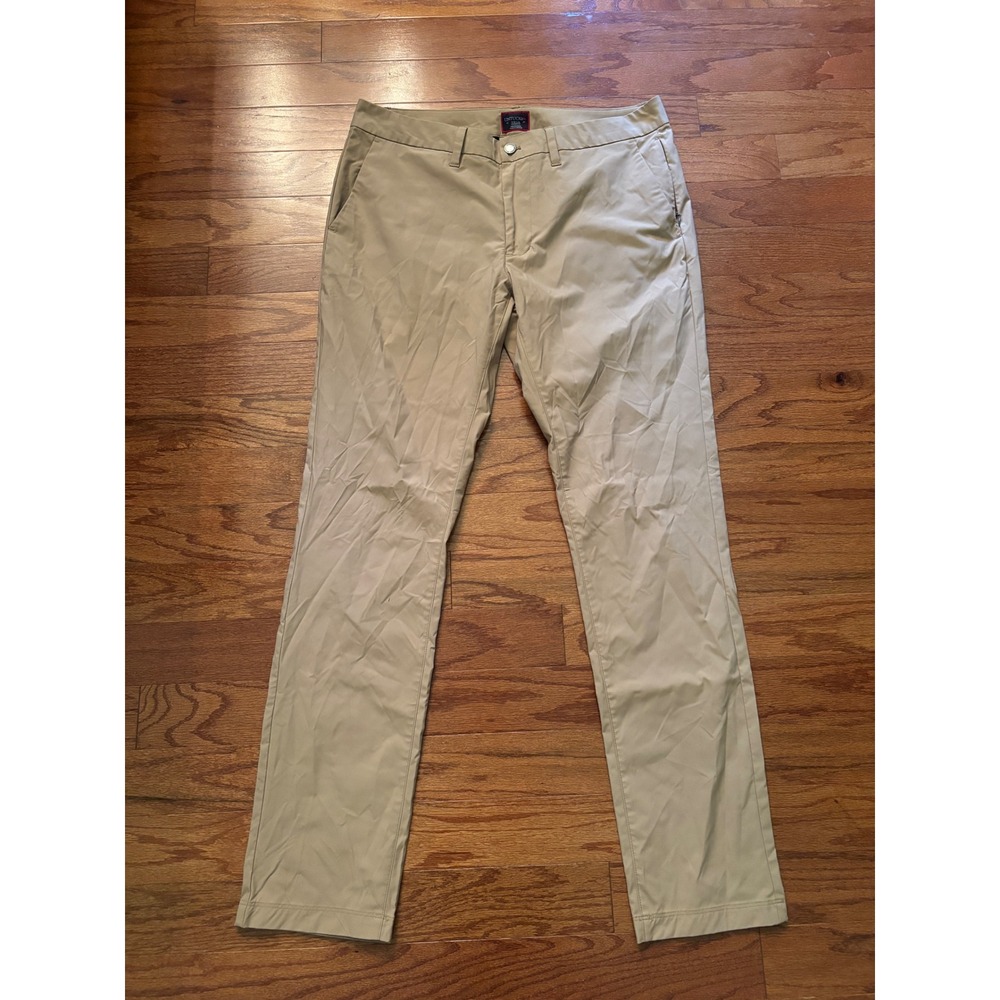 UNTUCKit Straight Fit Tan Dress Pants Size‎ W35 L34